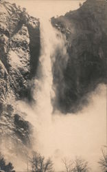 Magnificent falls from cliff Postcard