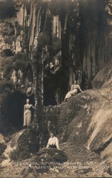 Cathedral Spires-Bowers Cave - On Yosemite Valley Auto Road. Three women posing. Coulterville, CA Postcard Postcard Postcard