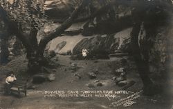 Bowers Cave-Bowers Cave Hotel on Yosemite Valley Auto Road Postcard