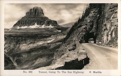 Tunnel Going to the Sun Highway Glacier National Park Postcard Postcard Postcard