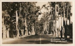 El Camino Real Burlingame, CA Postcard Postcard Postcard