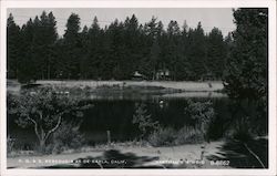 Pacific Gas and Electric Reservoir DeSabla, CA Postcard Postcard Postcard