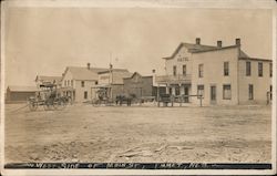 West side of Main St Postcard