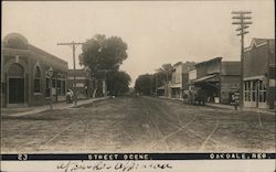 Street scene Oakdale, NE Postcard Postcard Postcard