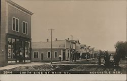 South Side of Main Street Newcastle, NE Postcard Postcard Postcard