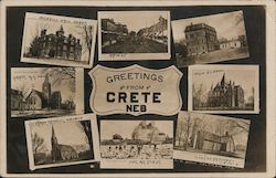 Greetings from Crete MultiView Postcard