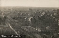 Birds eye view Postcard