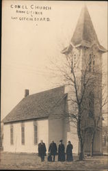 Last Official Board of the Congregational Church Postcard