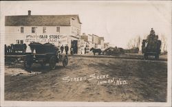 Street Scene, Inman, Neb. Nebraska Postcard Postcard Postcard