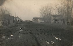 Main Street looking West Chambers, NE Postcard Postcard Postcard