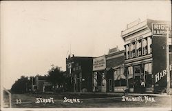 Street Scene Shubert, NE Postcard Postcard Postcard