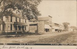 Main Street Silver Creek, NE Postcard Postcard Postcard