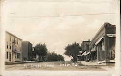 Street Scene Verdon, NE Postcard Postcard Postcard