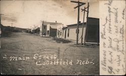 Main Street Cotesfield, NE Postcard Postcard Postcard