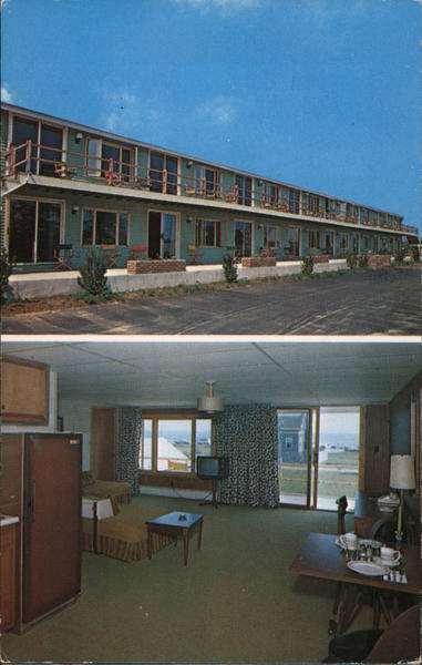 Sea Spray Motor Inn And Motel Kennebunk Beach, ME Postcard