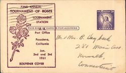 72nd Annual Tournament of Roses Postcard