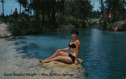 Carol Beasley Haight - Miss Wekiva Springs Florida Postcard Postcard Postcard