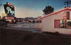 Plaza Inn Motel Postcard