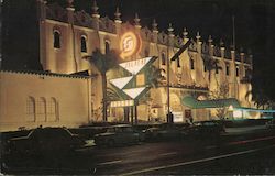 Night Scene, Jai Alai, Fronton Palacio Postcard