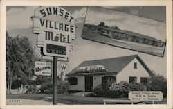 Sunset Village Motel Denver, CO Postcard Postcard Postcard