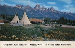 Original Chuck Wagon in Grand Teton Nat'l Park Moose, WY Postcard Postcard Postcard