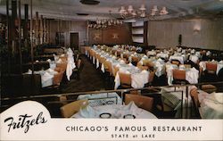 Fritzel's Chicago's Famous Restarant-State at Lake Postcard