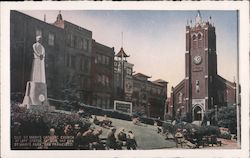 Old Saint Mary's Square in Chinatown San Francisco, CA Postcard Postcard Postcard