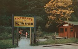 Entrance to the Mystery Spot Postcard