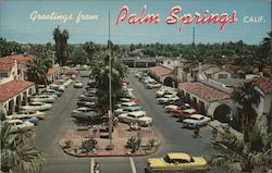 Greetings from Palm Springs - PS-121 - The Plaza California Postcard Postcard Postcard