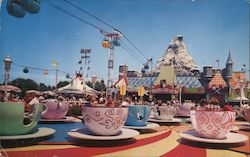 Mad Tea Party at Disneyland - The Magic Kingdom Postcard