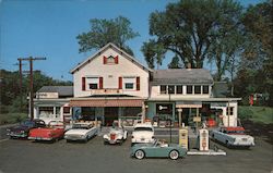 The West Redding Store Inc and the Bay Window Package Store Connecticut Postcard Postcard Postcard