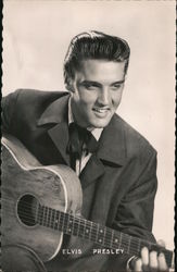 Elvis Presley with Guitar Performers & Groups Postcard Postcard Postcard