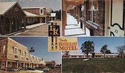 L-K Motel and Restaurant Postcard