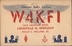 W4KFI - Rollie C. Walling, Jr. Louisville, KY Postcard Postcard Postcard