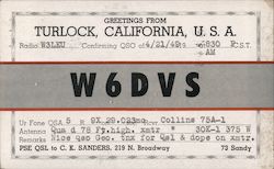 W6DVS Postcard