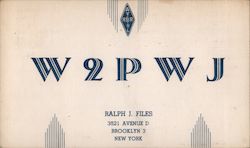 W2PWJ Brooklyn, NY Postcard Postcard Postcard