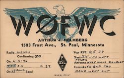 W0FWC St. Paul, MN Postcard Postcard Postcard