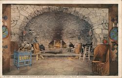 The Fire Place, Hermit's Rest Postcard