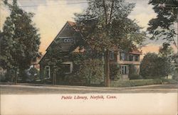 Public Library Postcard