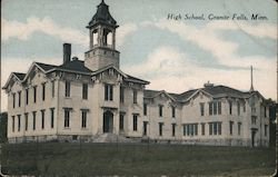 High School Granite Falls, MN Postcard Postcard Postcard