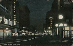 Street at Night Postcard