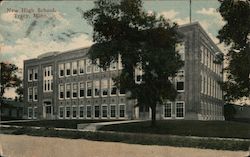 New High School, Tracy, Minn. Postcard