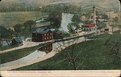 City Water Pumping Station Postcard