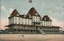 Hotel Fiske from the Beach Postcard