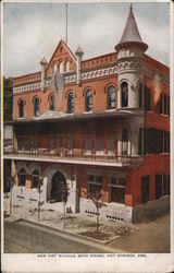 New Hot Springs Bath House Arkansas Postcard Postcard Postcard