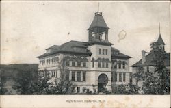 High School Enderlin, ND Postcard Postcard Postcard