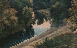 River Scene - Sherman Park Postcard