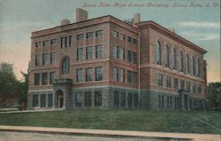 Sioux Falls High School Building Postcard