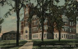 High School Marshalltown, IA Postcard Postcard Postcard