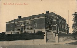 High School Atchison, KS Postcard Postcard Postcard